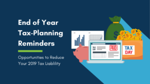 End of Year Tax Planning